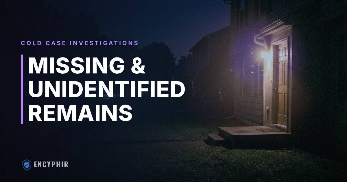Cold Case Missing Persons and Unidentified Remains: The Two Ends of One Problem