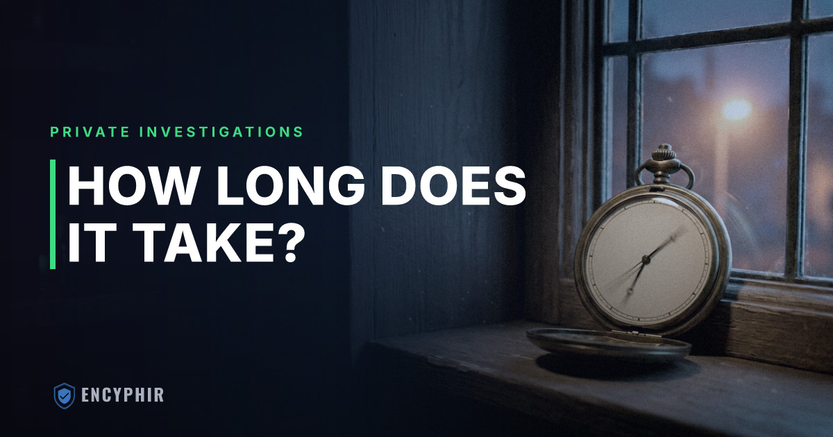 How Long Does a Private Investigation Take? A Realistic Timeline Guide