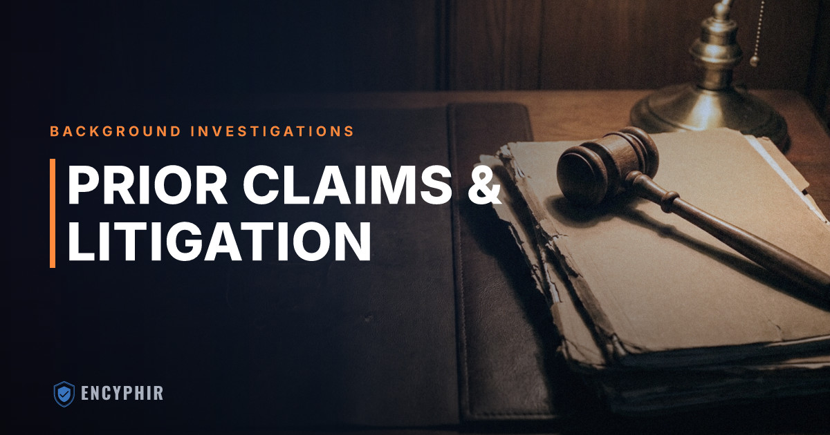 Prior Claims and Litigation History in Insurance