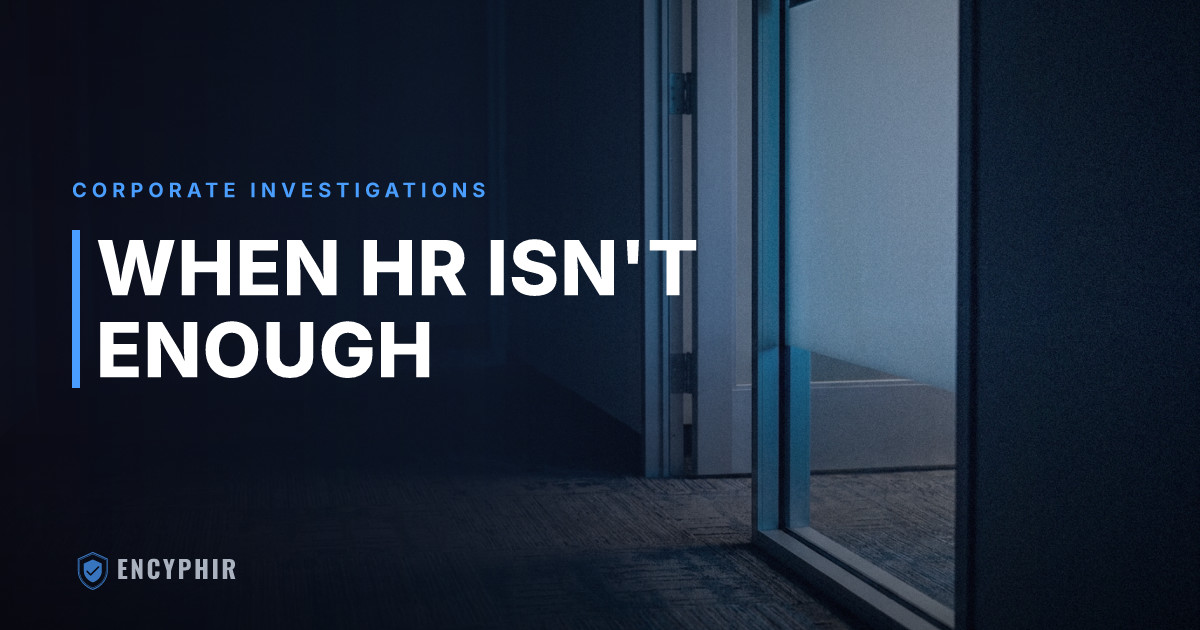When Internal HR Investigations Fall Short: The Case for Outside Investigators